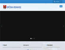 Tablet Screenshot of opcinakonavle.hr